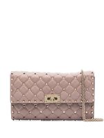 Valentino Garavani sac à bandoulière à ornements Rockstud Spike - Tons neutres