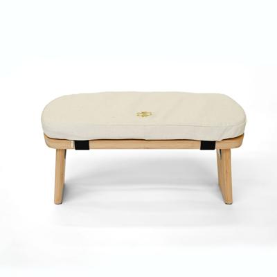 Love Generation Meditatiebankje │ Bamboe │ Ongebleekt Katoen