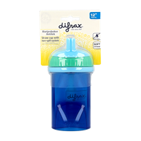 Anti lek rietjes beker assorti 1 Stuks