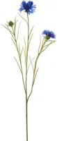 Pure Royal kunsttak korenbloem 66cm blauw