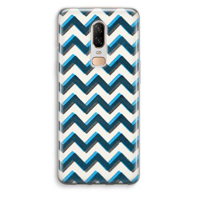 Onderbroken lijn: OnePlus 6 Transparant Hoesje
