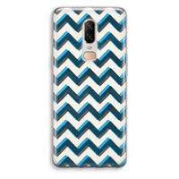 Onderbroken lijn: OnePlus 6 Transparant Hoesje