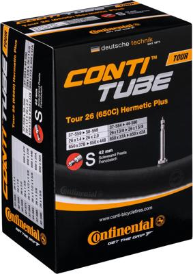 Continental binnenband fv/sv 26" hermetic plus 37/50-559 tour