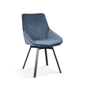 Stoel Eloise Blauw - Set van 2