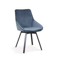 Stoel Eloise Blauw - Set van 2