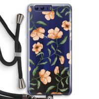 Peachy flowers: Honor 9 Transparant Hoesje met koord