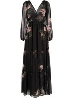 Sachin & Babi Jules floral-print gown - Noir - thumbnail