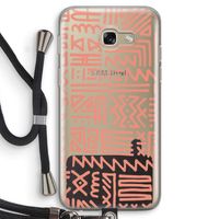 Marrakech Pink: Samsung Galaxy A5 (2017) Transparant Hoesje met koord