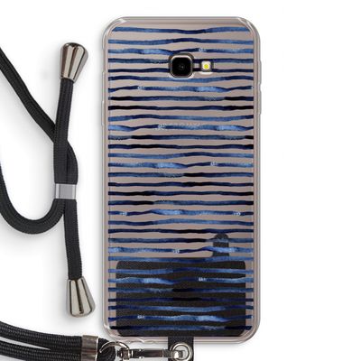 Verrassende lijnen: Samsung Galaxy J4 Plus Transparant Hoesje met koord