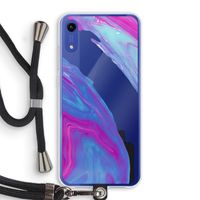 Zweverige regenboog: Honor Play 8A Transparant Hoesje met koord