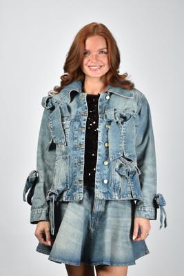 Ganni jack A1010057 mid blue vintage