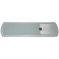 Malteser Pedicureschaaf glas 16,5cm met 2 vijlvlakken