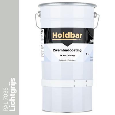 Holdbar Zwembadcoating Lichtgrijs (RAL 7035) 5 kg