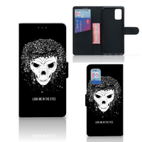 Telefoonhoesje met Naam Samsung Galaxy A02s | M02s Skull Hair - thumbnail