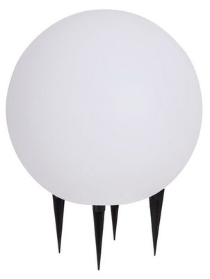 Gardenglobe 20CM witte bol verlichting fitting E27 en 3 meter snoer met stekker