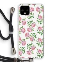 Kleine roosjes: Pixel 4 Transparant Hoesje met koord Kleine roosjes: Pixel 4 Transparant Hoesje met koord