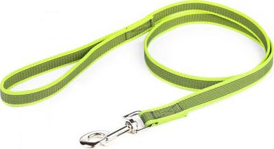 Antislip Hondenriem - 20mm x 1,2m - Met handvat - Neon