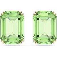 Swarovski 5638489 Oorknoppen Millenia Achthoek goudkleurig-groen 14 x10 mm - thumbnail