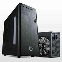 ATX Semi-toren doos Hiditec ATX KLYP PSU PSU500 Zwart