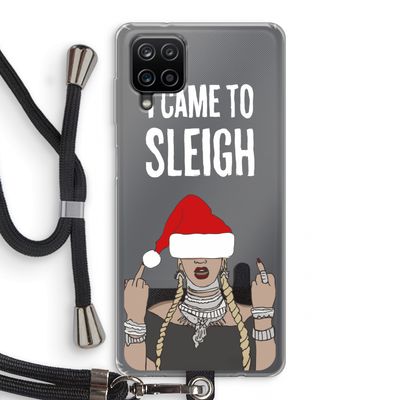 Came To Sleigh: Samsung Galaxy A12 Transparant Hoesje met koord