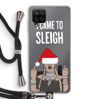 Came To Sleigh: Samsung Galaxy A12 Transparant Hoesje met koord