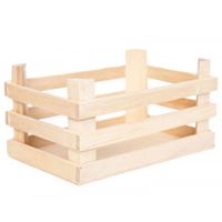 Playwood Houten fruitkratje, 18x12x9,5cm