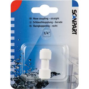 Slangkoppeling 1/4" recht Koppeling