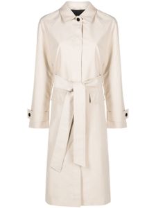 Calvin Klein manteau boutonné à taille ceinturée - Tons neutres