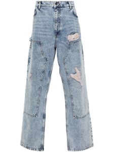 Moschino jean à coupe ample - Bleu