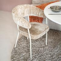 Eleonora Eetkamerstoel 'Lizzy' kleur Taupe