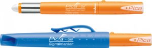 Pica Signaalmarker | wit | v.roestige olieachtige natte ondergrond | watervast | 1 stuk - 8080 - 8080