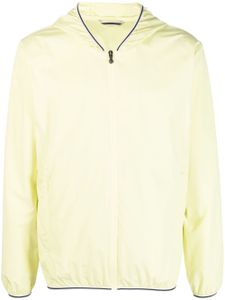 Pyrenex veste rayée à capuche - Jaune