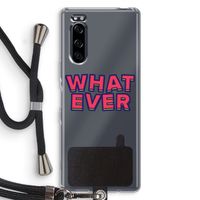 Whatever: Sony Xperia 5 Transparant Hoesje met koord
