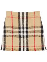 Burberry Vintage-Check bouclé skirt - Tons neutres - thumbnail