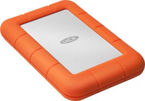 LaCie Rugged USB-C externe harde schijf 4000 GB Oranje, Zilver