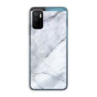 Witte marmer: Xiaomi Poco M3 Pro 5G Transparant Hoesje