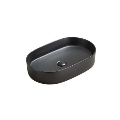 Waskom Sanilux Opus Keramiek Met Extra Dunne Rand Mat Zwart