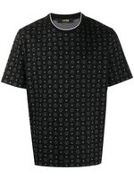 MCM t-shirt à motif monogrammé - Noir - thumbnail