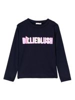 Billieblush t-shirt en coton à logo imprimé - Bleu