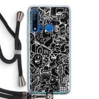 Vexx Black City : Huawei P20 Lite (2019) Transparant Hoesje met koord