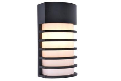 Lutec Zwarte wandlampFulton uniek design - 5207601012