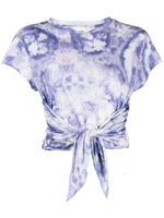 MARANT ÉTOILE t-shirt Zodya à motif tie dye - Violet