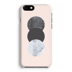 Marmeren cirkels: iPhone 8 Volledig Geprint Hoesje