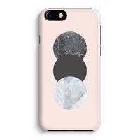 Marmeren cirkels: iPhone 8 Volledig Geprint Hoesje