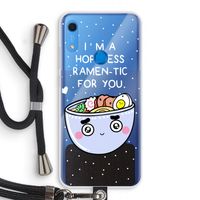 I'm A Hopeless Ramen-Tic For You: Huawei Y6s Transparant Hoesje met koord