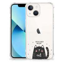 iPhone 13 mini Stevig | Bumper Hoesje | Cat Good Day