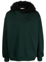 Marni sweat bicolore en fourrure artificielle - Vert