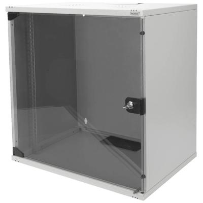 Digitus DN-19 12-U-S-1 19inch-wandkast (b x h x d) 540 x 595 x 400 mm 12 HE Grijs-wit (RAL 7035)