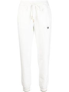 Lorena Antoniazzi pantalon de jogging à détail d'étoile - Blanc