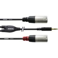 CORDIAL 1,8 M REAN JACKPLUG 3,5 MM/2X XLR M
